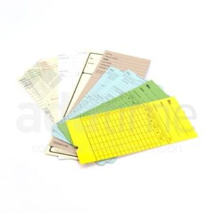 Bespoke Clocking In Cards
